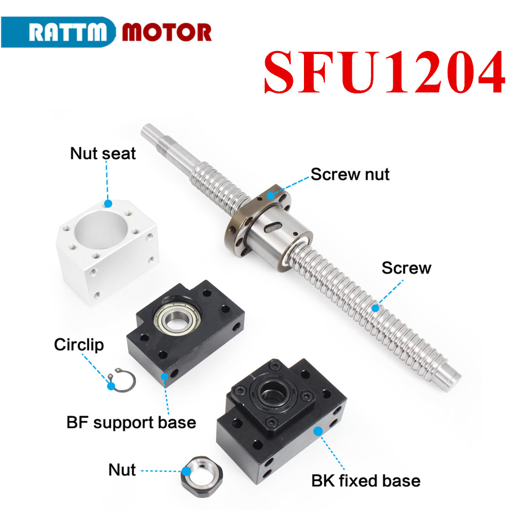 Linear Rail Mgn12H Set - SFU 1204 Ball screw 150-1000mm CNC