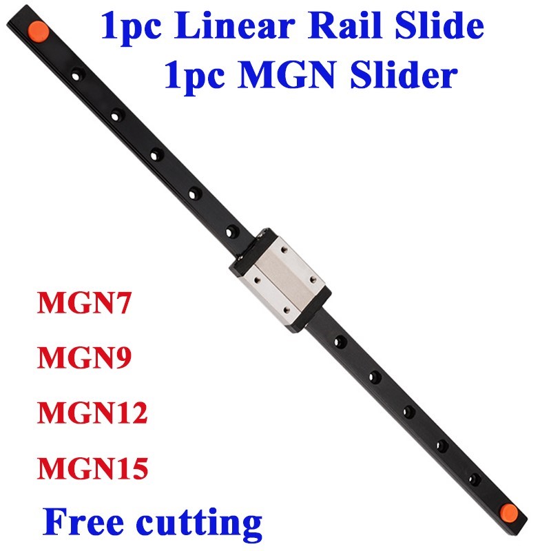 Linear Rail Mgn12H Set - 1PC Black MGN7 MGN9 MGN12 MGN15
