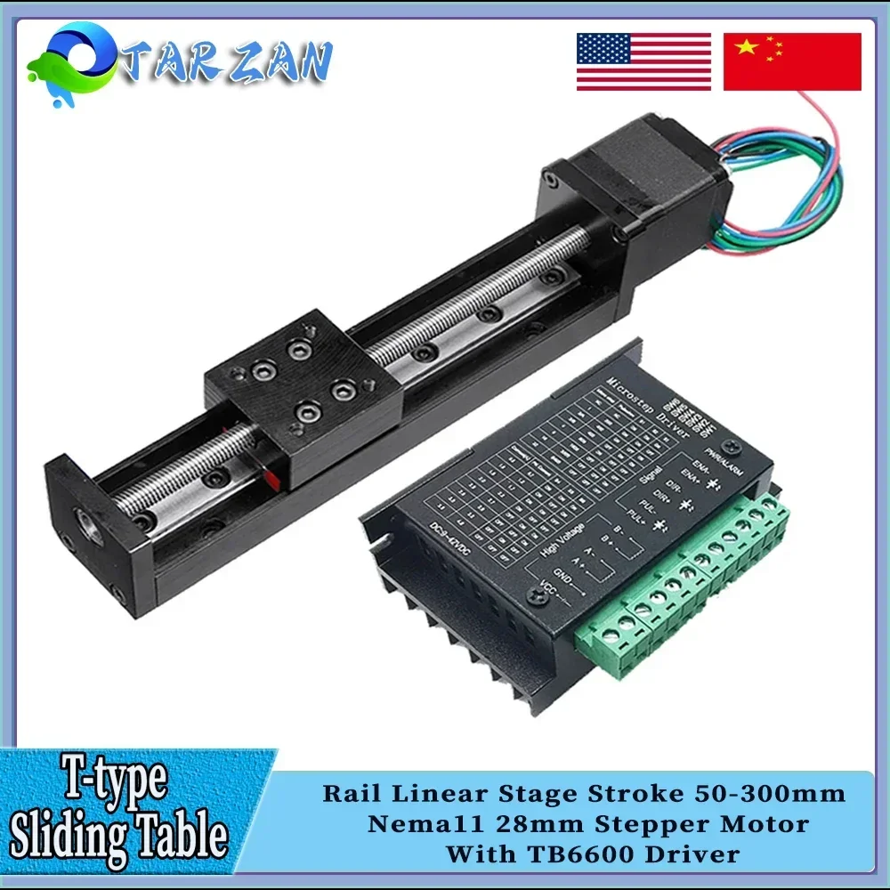 Linear Rail Mgn12H Set - Mini T-type Sliding Table Linear Rail