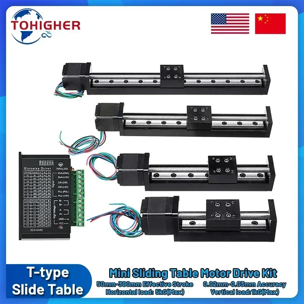 Linear Rail Mgn12H Set - Motorized Slide Table T-type Linear Guide