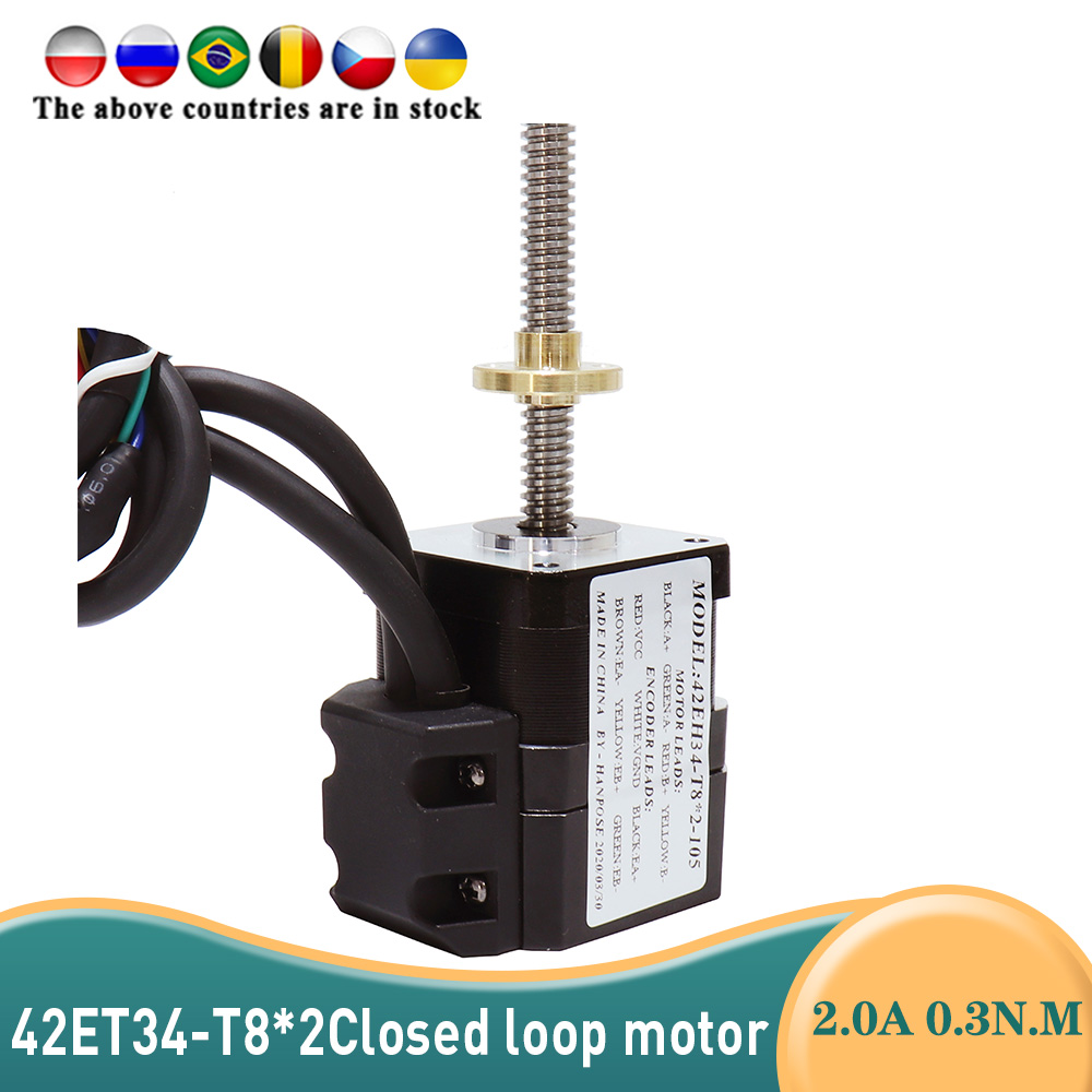 NEMA17 Closed loop screw motor - огляд і ціна Closed Loop Stepper Motor Nema 17