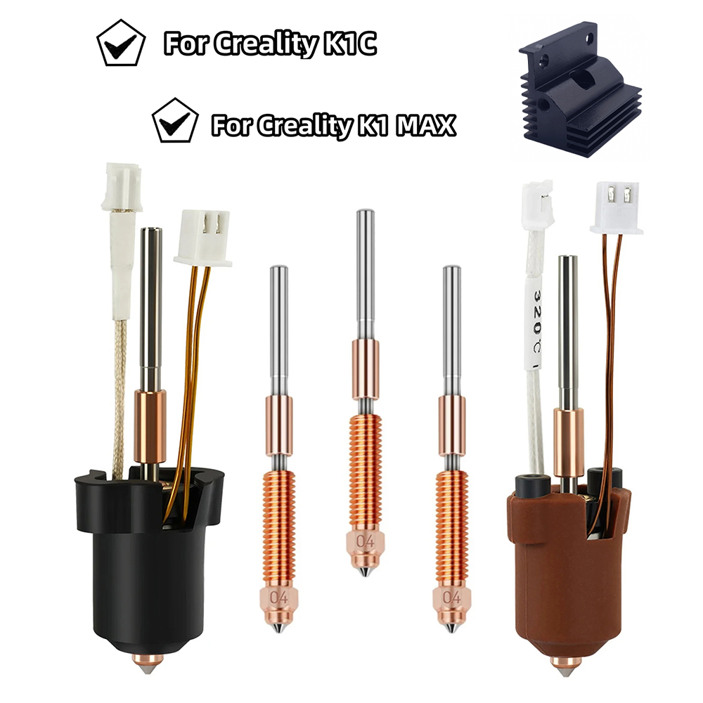 For Creality K1/K1C/K1 Max Hot - огляд і ціна High Flow Ceramic Hotend