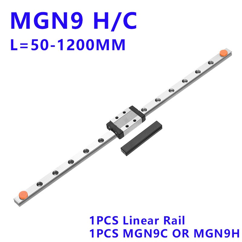 1PCS MGN9 9mm Linear Guide 100 - огляд і ціна Linear Rail Mgn12H Set