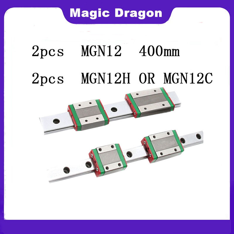 Magic Dragon 2PCS 12mm Linear  - огляд і ціна Linear Rail Mgn12H Set