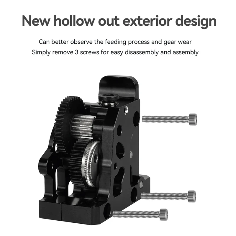 HGX LITE Dual Gear Hard Steel  - огляд і ціна Direct Drive Dual Gear Extruder High Speed