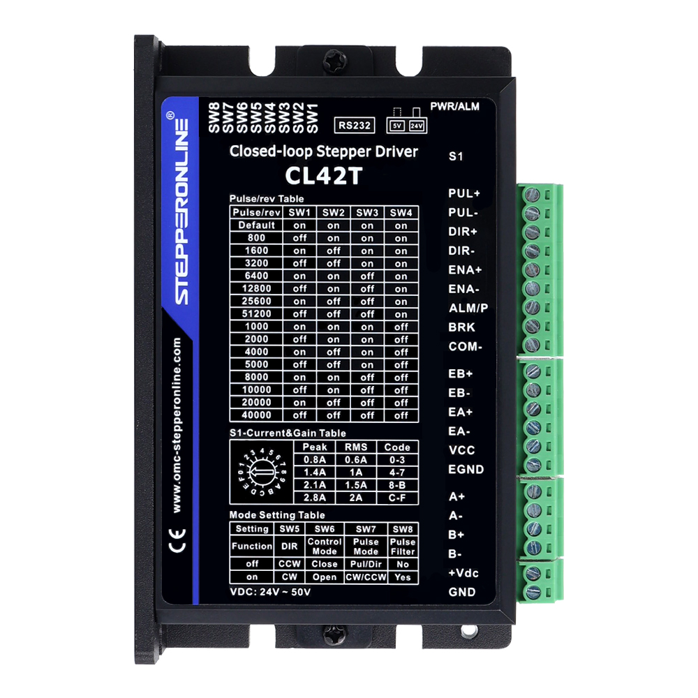 STEPPERONLINE Nema 17 Closed L - огляд і ціна Closed Loop Stepper Motor Nema 17